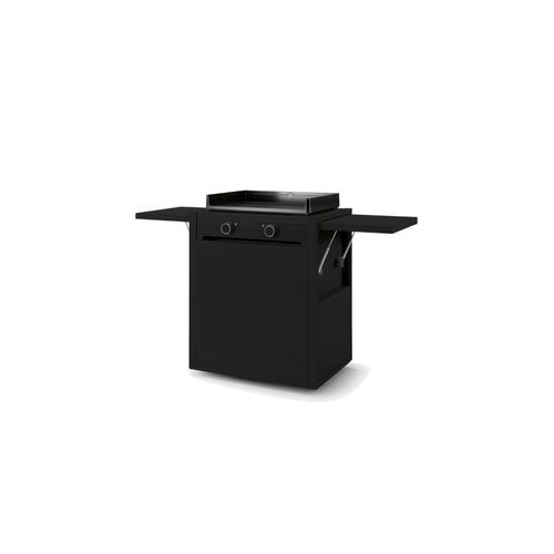 Visuel 1 du produit Chariot Modern coloris noir en acier Forge Adour - 162,3 x 57,3 x 98,7 cm