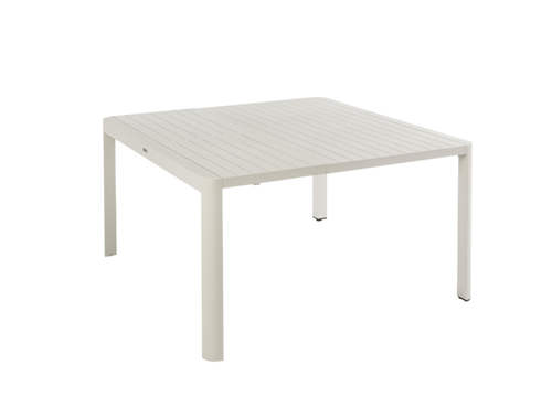 Visuel 1 du produit Table de jardin coloris beige en aluminium Filao Bizzotto - 97/149 x 149 cm