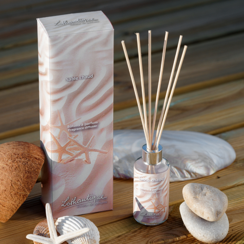 Visuel 2 du produit Bâtons à parfum senteur sable chaud Lothantique - 100 ml