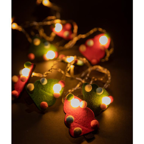 Visuel 1 du produit Guirlande lumineuse LED à lumière fixe blanc chaud à piles - 2,25 m