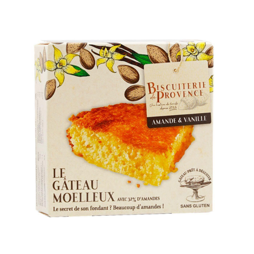 Visuel 1 du produit Gâteau moelleux amande & vanille Biscuiterie de Provence - 120 g