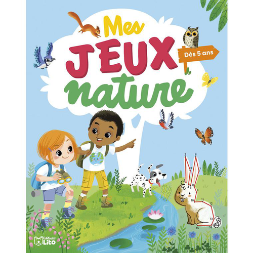 Visuel 1 du produit Livre 5-6 ans "Mes jeux nature", Ed LITO