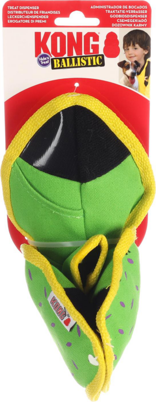 Visuel 11 du produit Jouet pour chien ballistic distributeur friandises coloris multicolore Kong - taille M