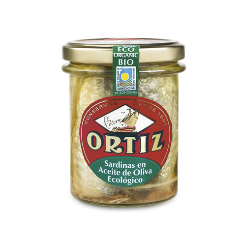 Visuel 1 du produit Sardines à l'huile d'olive bio Ortiz - 190 g