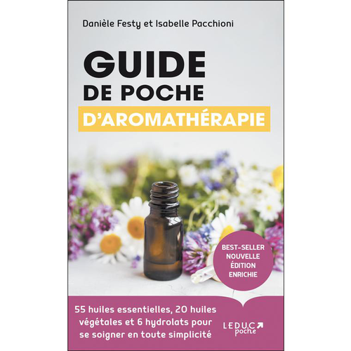 Visuel 1 du produit Le livre " Guide de poche d'aromathérapie " aux Éditions Leducs