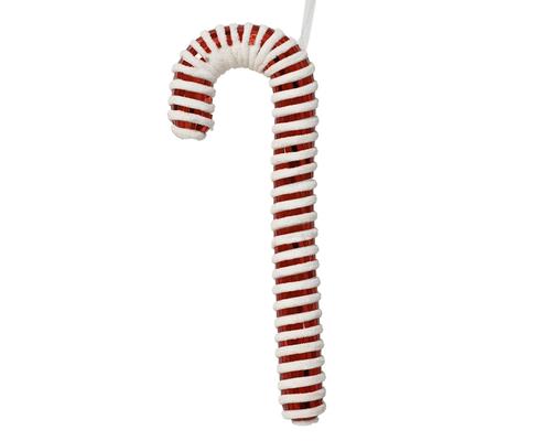 Visuel 1 du produit Sucre d’orge brillant en mousse rouge et blanc - 12 x 3 x 30,5 cm
