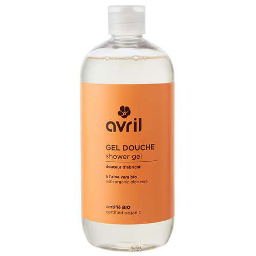 Visuel 1 du produit Gel douche Cœur d'Abricot à l'aloe vera Bio Avril - 500 ml