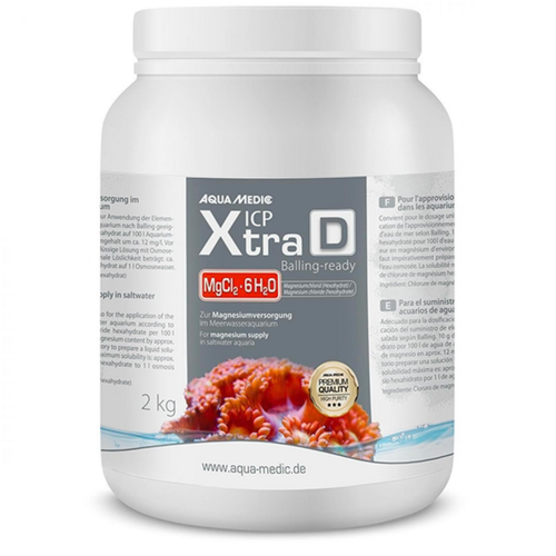 Visuel 1 du produit ICP Xtra-D, additif enrichi en magnésium pour aquarium d'eau de mer, AQUA MEDIC - 2kg