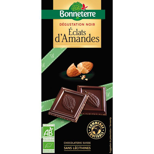 Visuel 1 du produit Chocolat noir éclats amandes