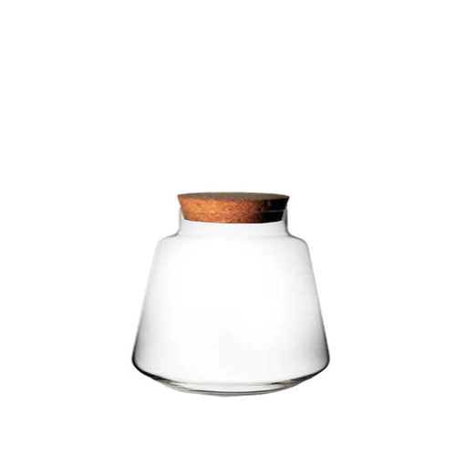 Visuel 1 du produit Vase Izumi en verre transparent Naturalys taille M - Ø 13 x 13 cm