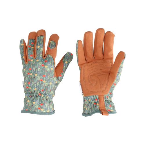 Visuel 1 du produit Gant Judy coloris vert en cuir et toile Blackfox - taille 8