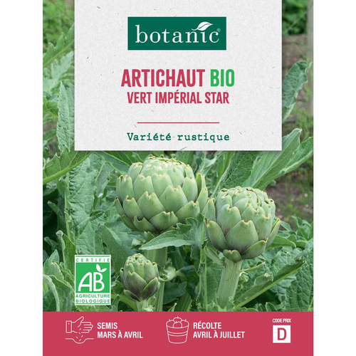 Visuel 1 du produit Graines d'Artichaut vert impérial star bio botanic® - graines à semer