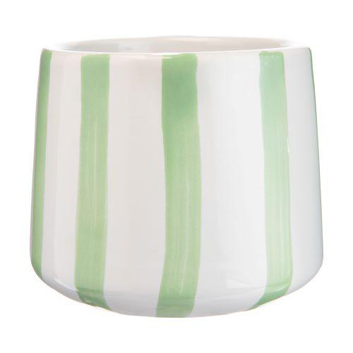 Visuel 1 du produit Cache-pot coloris multicolore en céramique - 16 x 16 x 14 cm