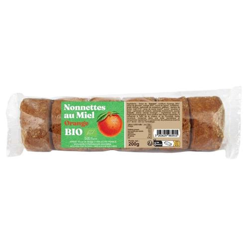 Visuel 1 du produit Nonnettes aux oranges bio Apidis 200gr