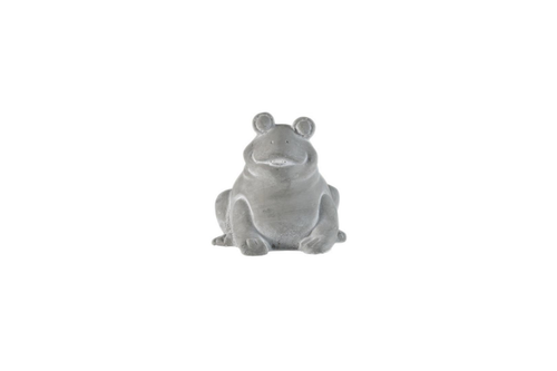 Visuel 1 du produit Grenouille en ciment gris Pot&Déco - 8 x 7 x 7 cm