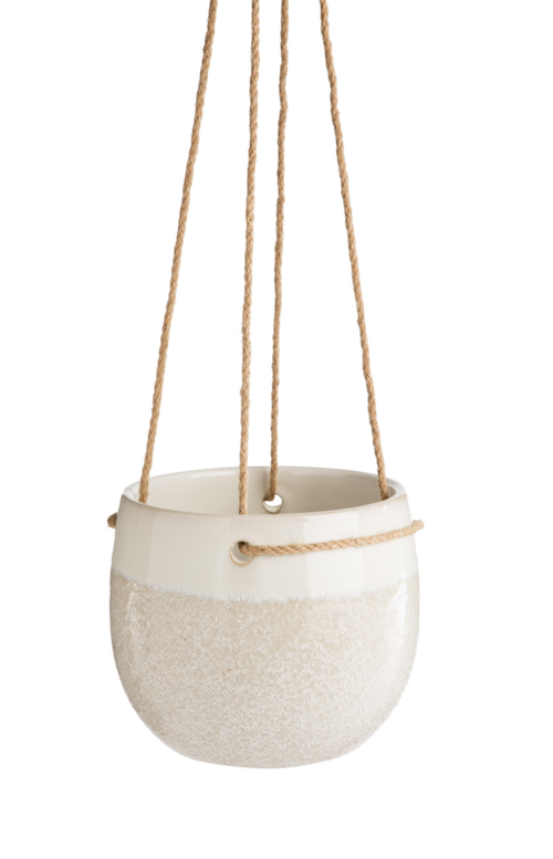 Visuel 1 du produit Cache-pot suspension blanc Bola - Ø 19 x 17,5 cm