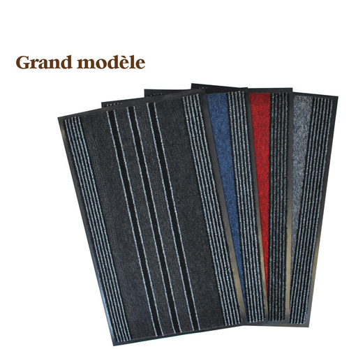 Visuel 1 du produit Tapis absorbant 2 en 1 coloris multicolore Liseré Vert - 60 x 91 cm