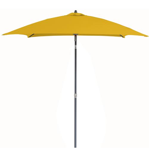 Visuel 5 du produit Parasol carré inclinable en aluminium mat et toile polyester - 200 x 200 cm