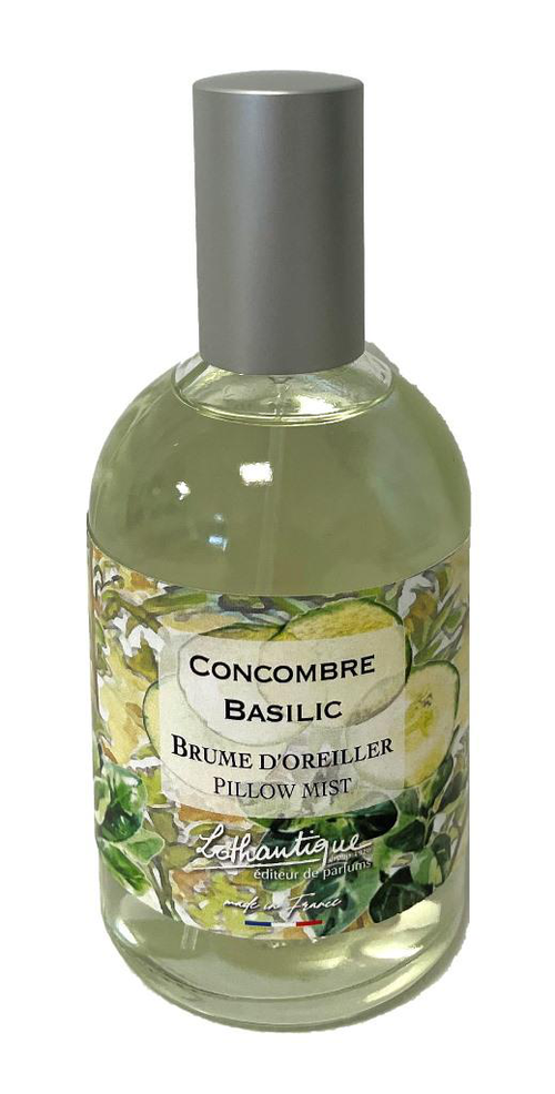 Visuel 1 du produit Brume d'oreiller Lothantique Jardin d'aquarelles Concombre Basilic – 100 ml