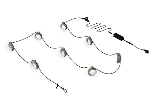 Visuel 1 du produit Guirlande hoopik Fermob coloris vert - 120 cm