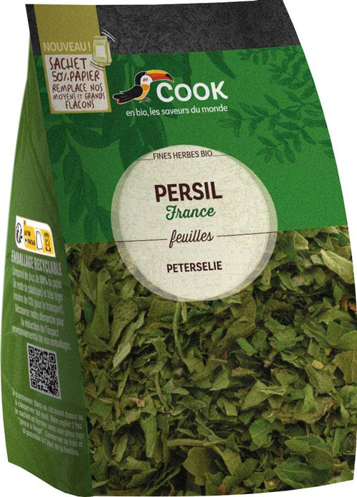 Visuel 1 du produit Sachet de persil feuilles bio Cook - 35 g