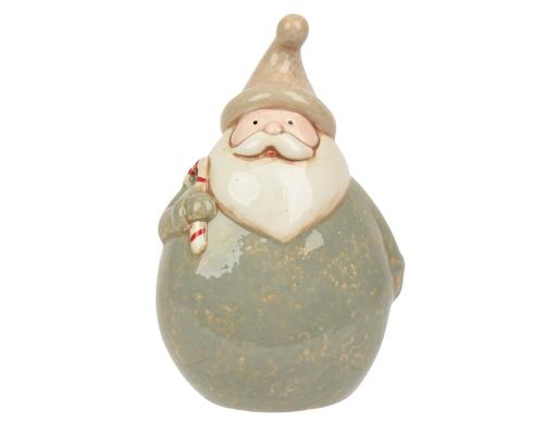 Visuel 1 du produit Père Noël à poser en dolomite vert - 9,1 x 6,9 x 14 cm