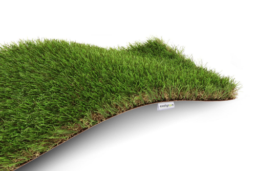 Visuel 1 du produit Gazon synthétique en polypropylène vert en rouleau Exelgreen Natura 38 mm - 200 x 500 cm
