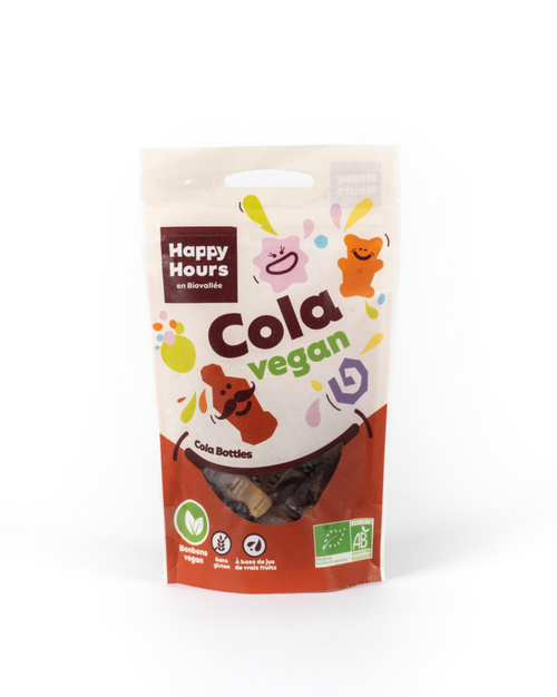 Visuel 1 du produit Sachet cola vegan bio Happy Hours en Biovallée - 115 g