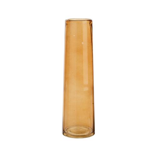 Visuel 1 du produit Vase soliflore en verre marron Xandra - Ø 7 x H 23,5 cm