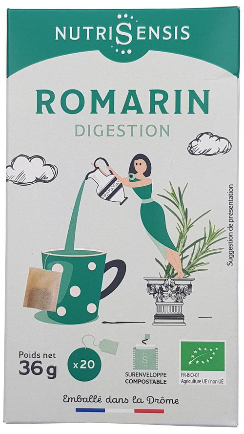 Visuel 1 du produit Romarin Bio Nutrisensis - 20 sachets