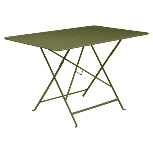 Visuel 1 du produit Table pliante Bistro coloris vert en acier Fermob - 37 x 57 x 74 cm