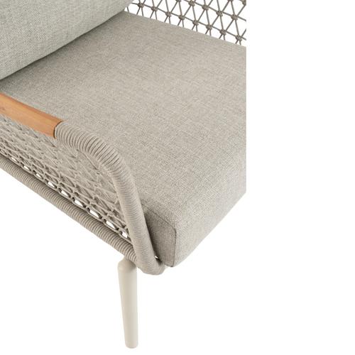 Visuel 5 du produit Fauteuil Eulero alu/teck/corde