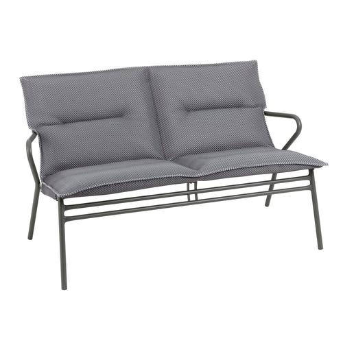 Visuel 1 du produit Canapé d'extérieur en aluminium coloris gris Vence BeComfort Lafuma - 123 x 69 x 70 cm