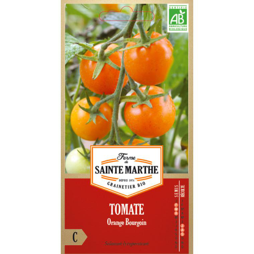 Visuel 1 du produit Graines de Tomate orange Bourgoin bio Ferme de Sainte Marthe - graines à semer