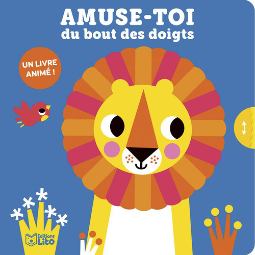 Visuel 1 du produit Livre Amuse-toi du bout des doigts "Le lion", Ed LITO