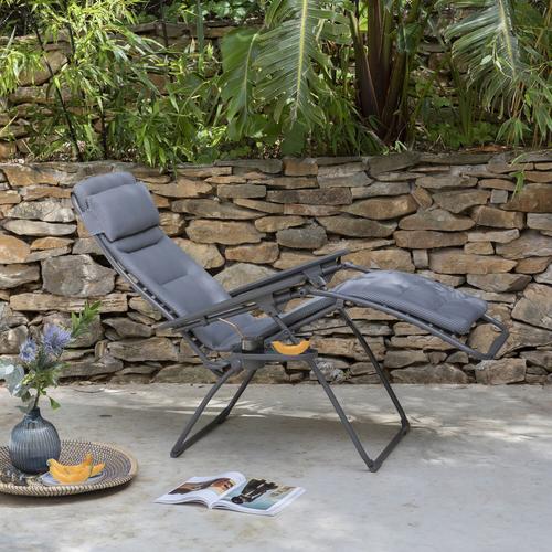 Visuel 3 du produit Fauteuil Futura Be Comfort bleu argenté clair 83 x 71 x 113 cm