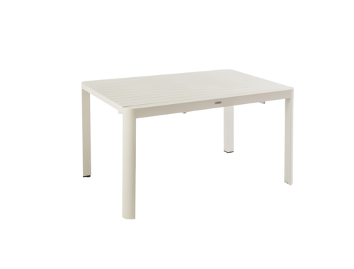 Visuel 3 du produit Table de jardin coloris beige en aluminium Filao Bizzotto - 97/149 x 149 cm