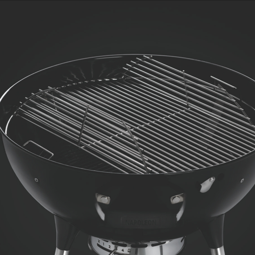 Visuel 5 du produit Barbecue charbon Kettle Premium coloris noir en acier Napoléon - 112 x 50 x 93 cm