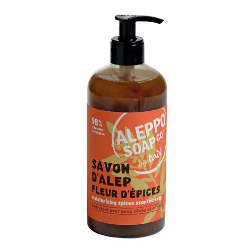 Visuel 1 du produit Savon d’Alep liquide parfum fleur d’épices Tadé Méditerranée - 500 ml