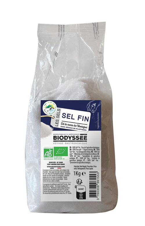 Visuel 1 du produit Sel fin Biodyssée - 1 kg