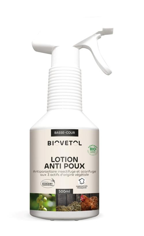 Visuel 1 du produit Lotion anti-poux bio Biovetol - 500 ml
