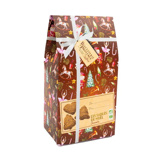 Visuel 1 du produit Sablés de Noël bio à la cannelle Chocolaterie Castelain - 120 g