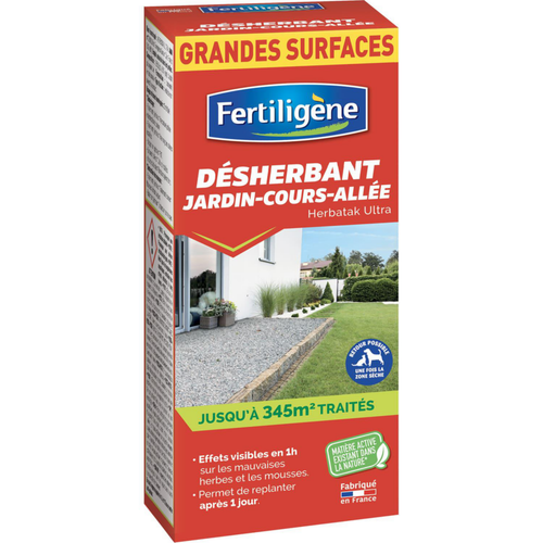 Visuel 1 du produit Désherbant concentré jardin cours et allées Fertiligène - 800 ml