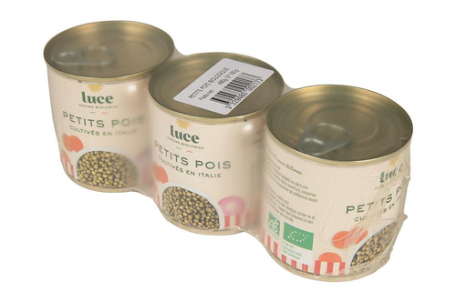 Visuel 1 du produit Petit pois bio Luce - 3 x 200 g