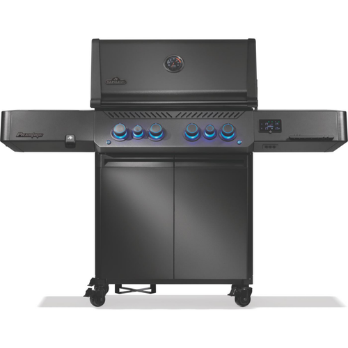 Visuel 1 du produit Barbecue gaz noir connecté Napoléon Prestige 500 Phantom  4 brûleurs - 168 x 67 x 127 cm