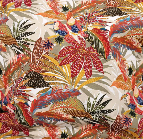 Visuel 1 du produit Galette de chaise en coton coloris multicolore Papouasie - 40 x 40 cm