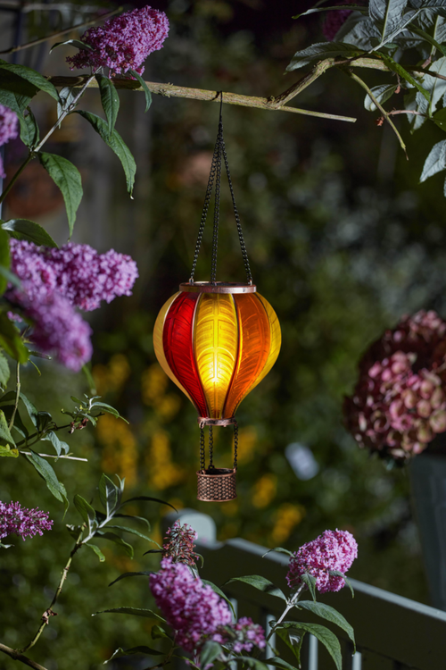 Visuel 1 du produit Décoration extérieure à suspendre ballon CoolFlame effet blanc chaud - 45 x 14 x 15 cm