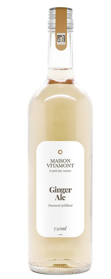 Visuel 1 du produit Boisson ginger ale bio Vitamont – 75 cl