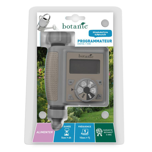 Visuel 1 du produit Programmateur d'arrosage digital botanic® - Nez de robinet 1 voie