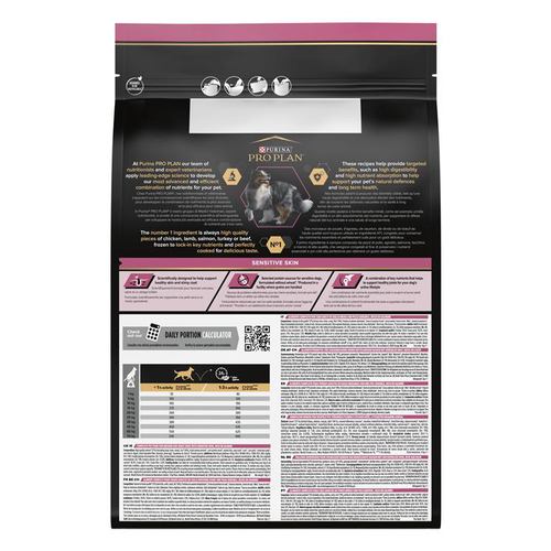Visuel 3 du produit Croquette pour chien adulte au saumon Sensitive Skin Pro Plan – 3 kg